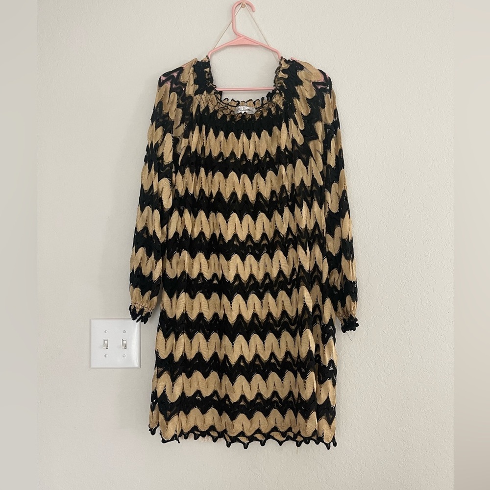Nicole Marie Gold & Black dress